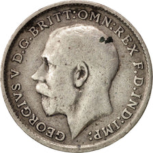 Great Britain, George V, 3 Pence, 1912, VF(30-35), Silver, KM:813