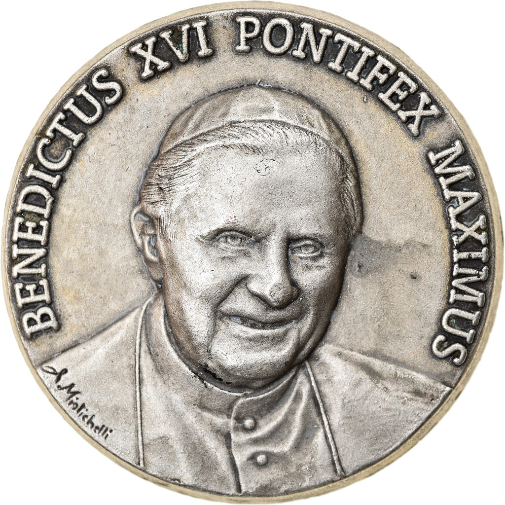 Vatican, Medal, Benedictus XVI, Secondo Anno di Pontificato, Religions &