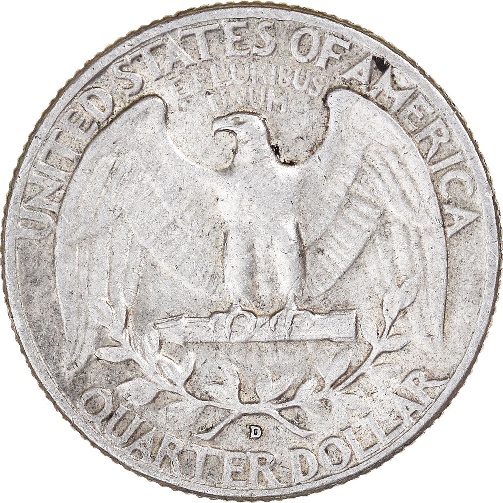 Coin, United States, Washington Quarter, Quarter, 1964, U.S. Mint, Denver