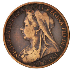 Great Britain, Victoria, Penny, 1899, VF(20-25), Bronze, KM:790