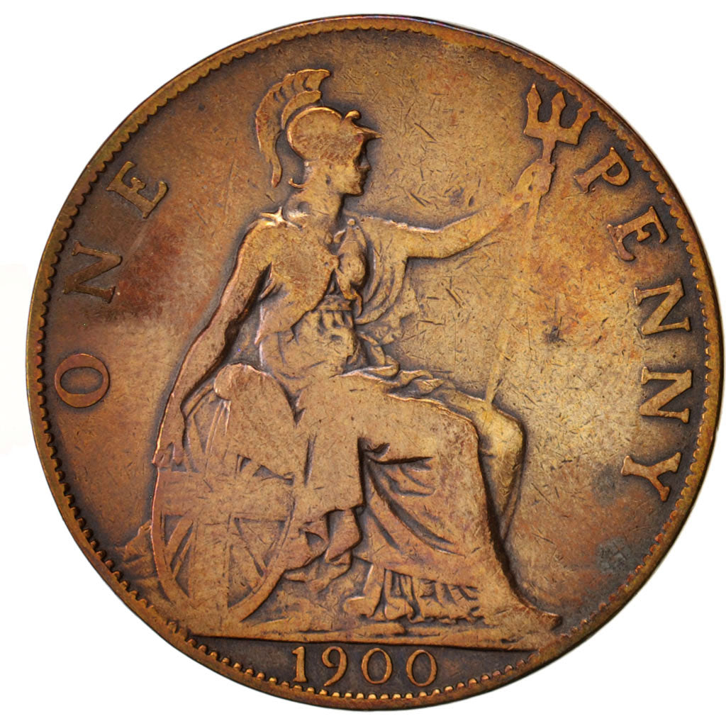 Great Britain, Victoria, Penny, 1900, VF(20-25), Bronze, KM:790