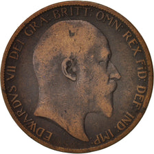 Great Britain, Edward VII, Penny, 1903, VF(20-25), Bronze, KM:794.2