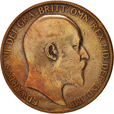Great Britain, Edward VII, Penny, 1904, VF(20-25), Bronze, KM:794.2