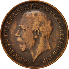 Coin, Great Britain, George V, Penny, 1917, VF(30-35), Bronze, KM:810