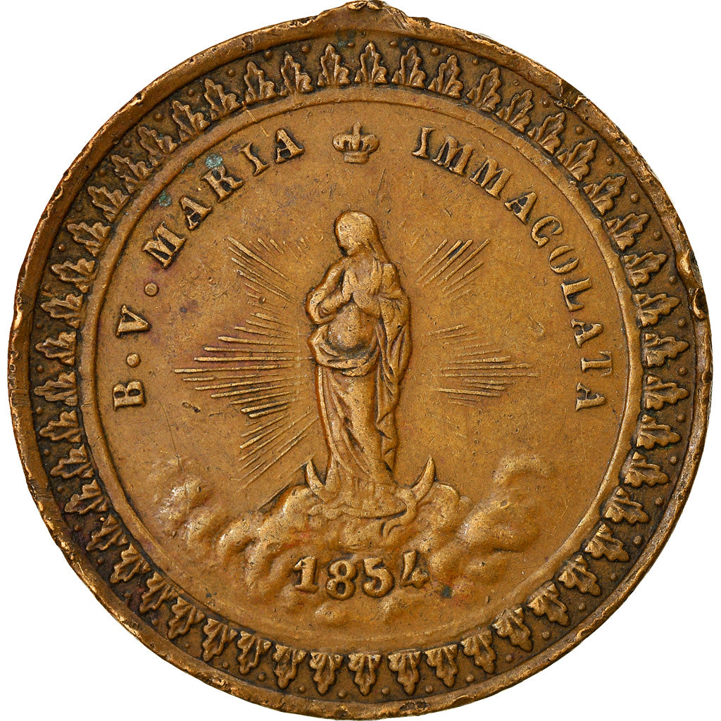 Vaticano, medaglia, Pius IX, Maria Immaculata, Roma, Religions & beliefs, 1854