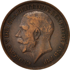 Great Britain, George V, Penny, 1917, EF(40-45), Bronze, KM:810