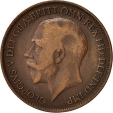 Coin, Great Britain, George V, Penny, 1918, VF(30-35), Bronze, KM:810