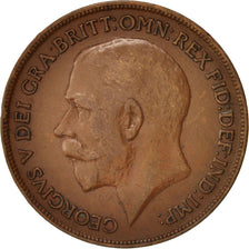 Coin, Great Britain, George V, Penny, 1921, EF(40-45), Bronze, KM:810