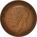 Coin, Great Britain, George V, Penny, 1927, EF(40-45), Bronze, KM:826