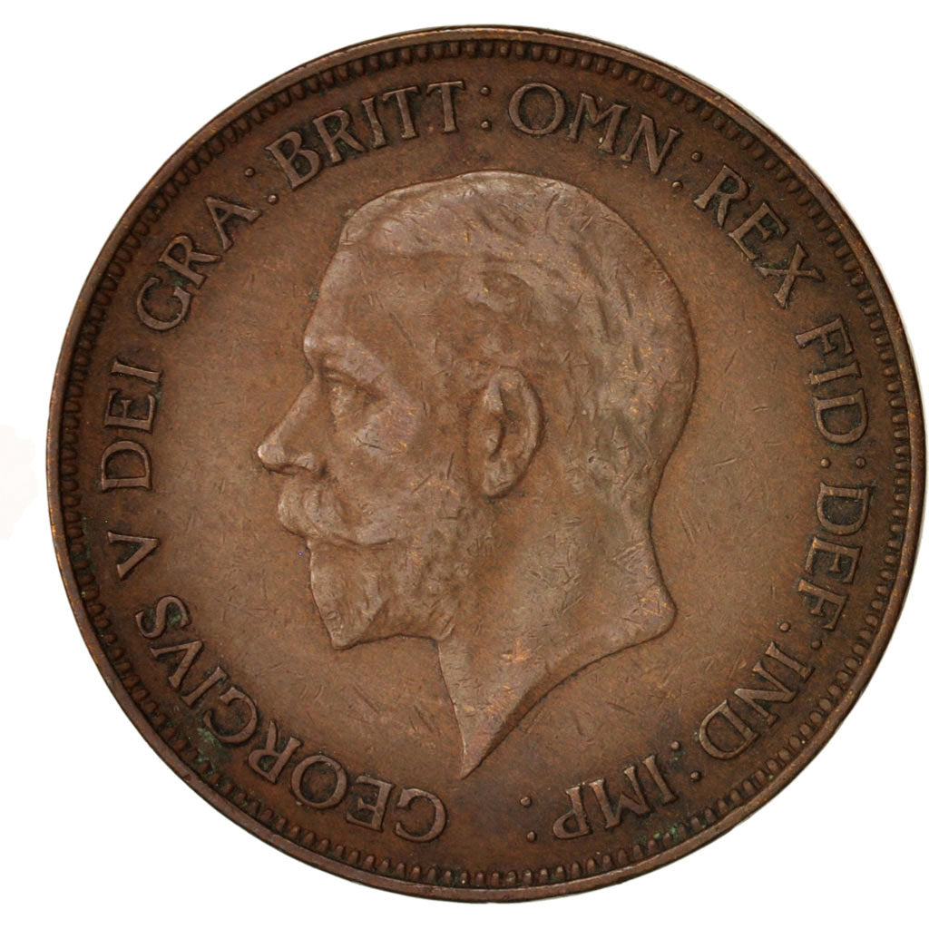 Great Britain, George V, Penny, 1932, EF(40-45), Bronze, KM:838