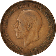 Great Britain, George V, Penny, 1934, EF(40-45), Bronze, KM:838