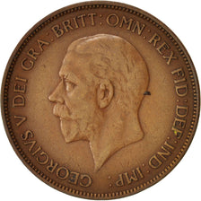 Coin, Great Britain, George V, Penny, 1935, EF(40-45), Bronze, KM:838