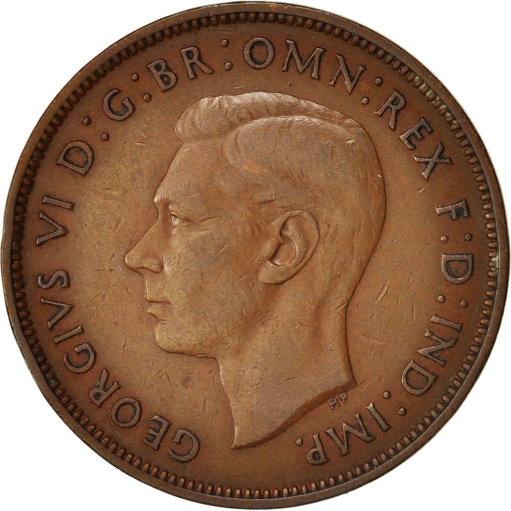 Coin, Great Britain, George VI, Penny, 1937, EF(40-45), Bronze, KM:845