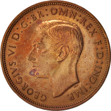 Great Britain, George VI, Penny, 1938, AU(50-53), Bronze, KM:845