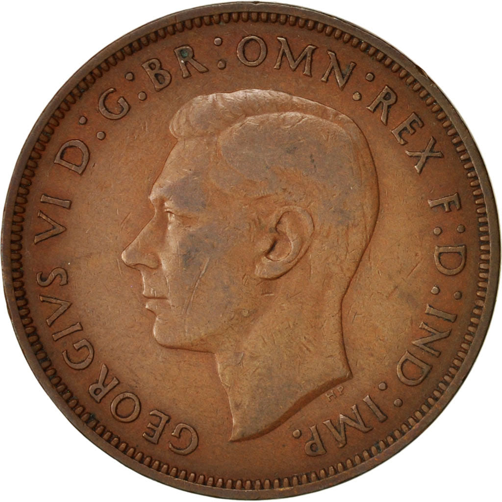 Coin, Great Britain, George VI, Penny, 1940, VF(30-35), Bronze, KM:845
