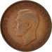 Coin, Great Britain, George VI, Penny, 1940, VF(30-35), Bronze, KM:845