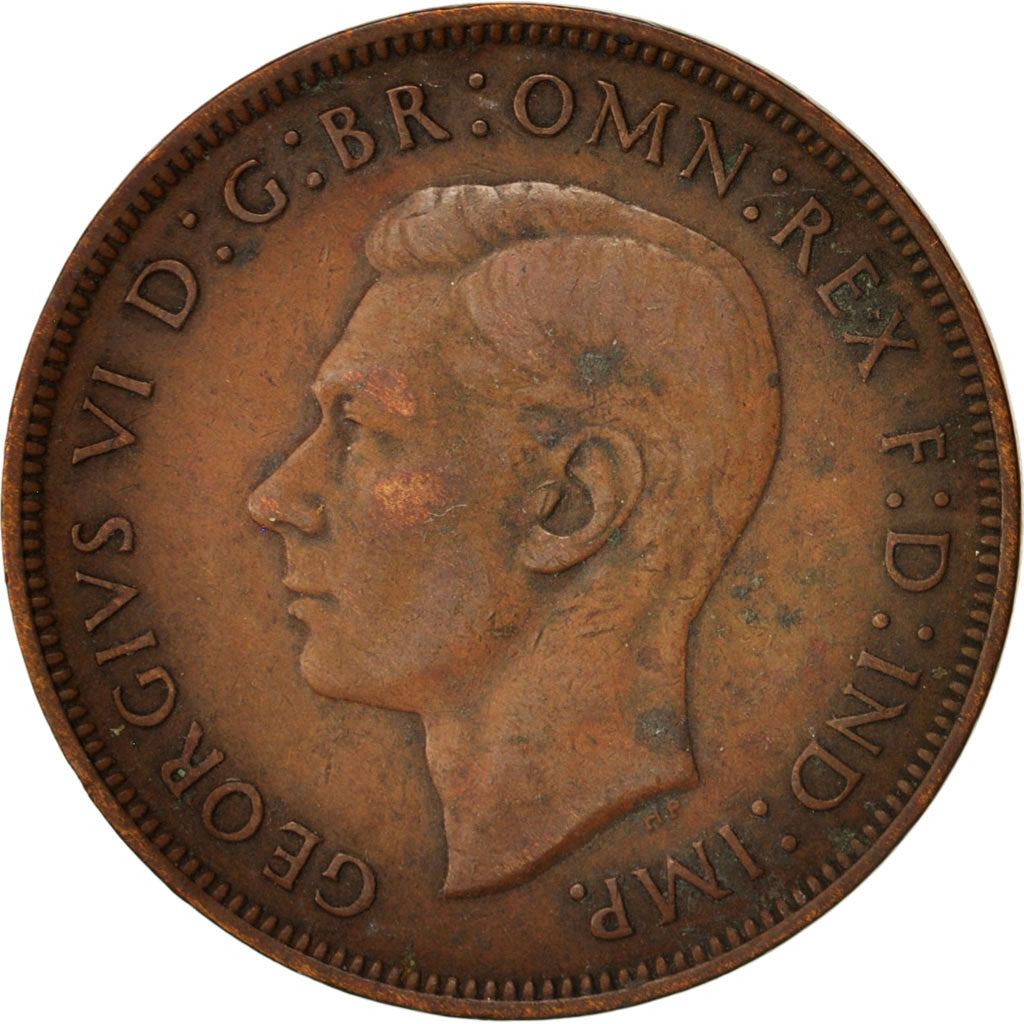Coin, Great Britain, George VI, Penny, 1946, VF(20-25), Bronze, KM:845