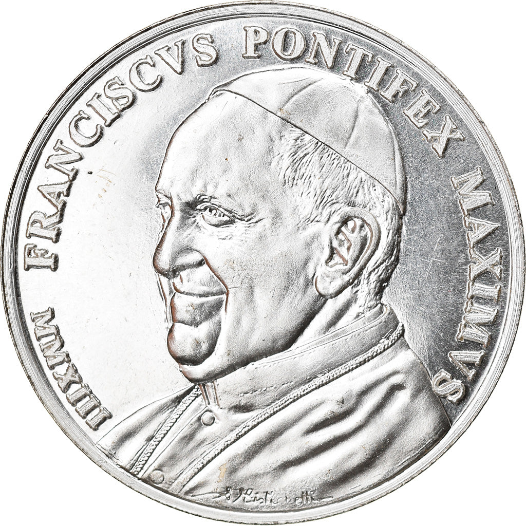 Vatican, Medal, Le Pape François, Religions & beliefs, 2013, Mistichelli