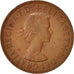 Coin, Great Britain, Elizabeth II, Penny, 1962, EF(40-45), Bronze, KM:897