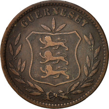 Münze, Guernsey, 8 Doubles, 1903, Heaton, Birmingham, S+, Bronze, KM:7