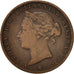 Jersey, Victoria, 1/24 Shilling, 1894, VF(20-25), Bronze, KM:7