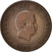 Portugal, Carlos I, 20 Reis, 1892, VF(20-25), Bronze, KM:533