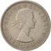 Great Britain, Elizabeth II, Florin, Two Shillings, 1955, VF(30-35), KM:906