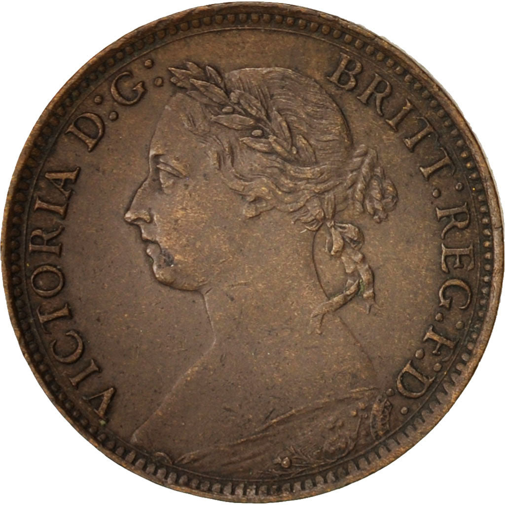 Great Britain, Victoria, Farthing, 1888, EF(40-45), Bronze, KM:753