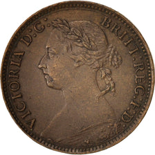 Great Britain, Victoria, Farthing, 1888, EF(40-45), Bronze, KM:753