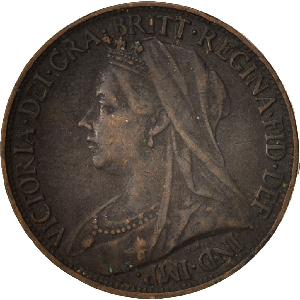 Great Britain, Victoria, Farthing, 1898, VF(30-35), Bronze, KM:788.2