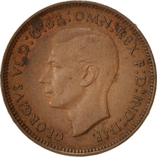 Great Britain, George VI, Farthing, 1944, EF(40-45), Bronze, KM:843