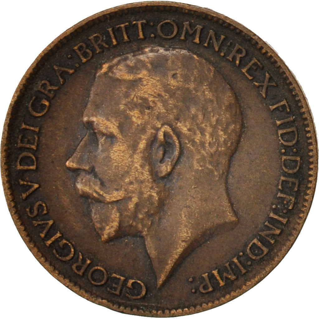 Great Britain, George V, Farthing, 1912, VF(30-35), Bronze, KM:808.1