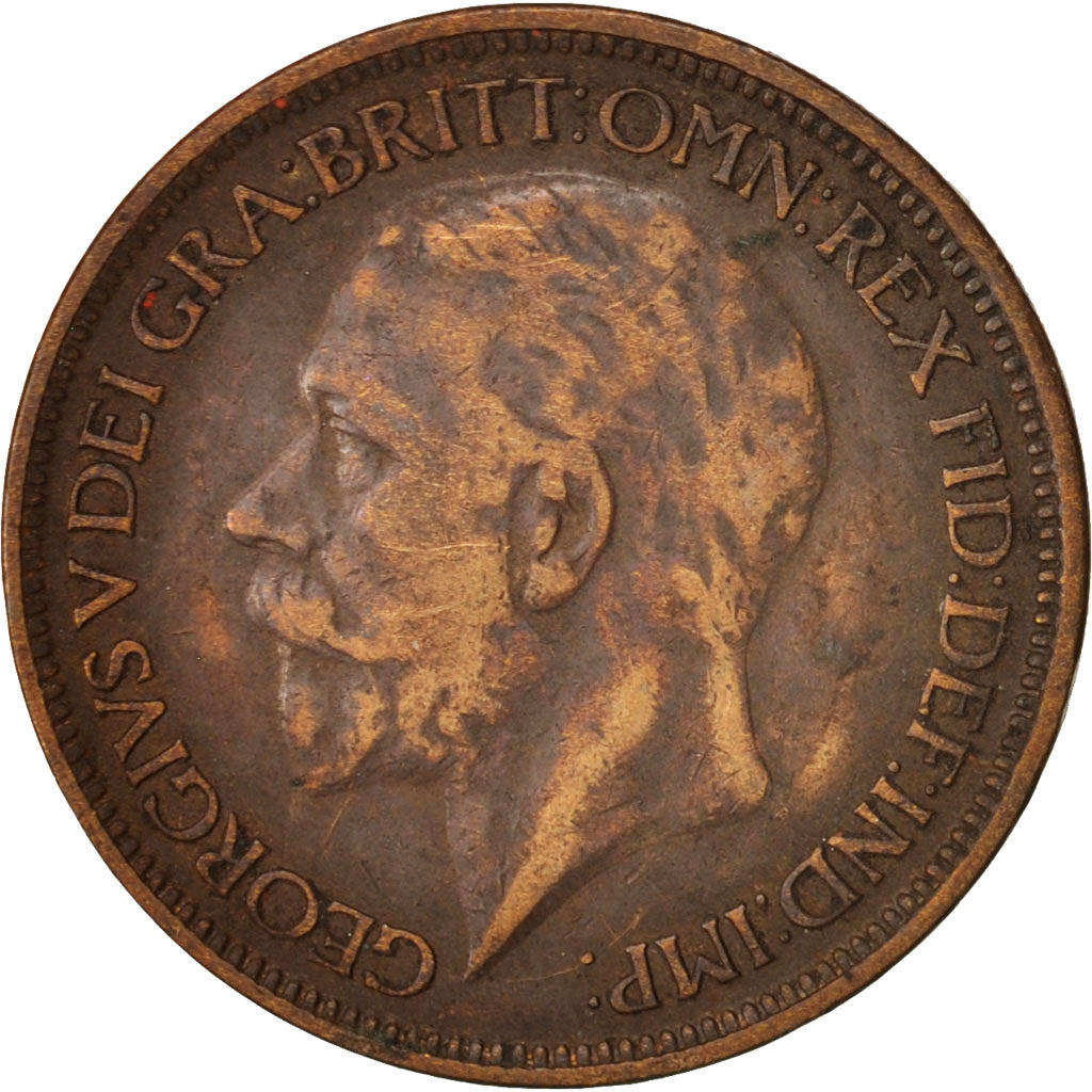 Great Britain, George V, 1/2 Penny, 1926, VF(20-25), Bronze, KM:824