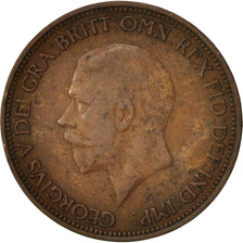 Great Britain, George V, 1/2 Penny, 1933, VF(30-35), Bronze, KM:837