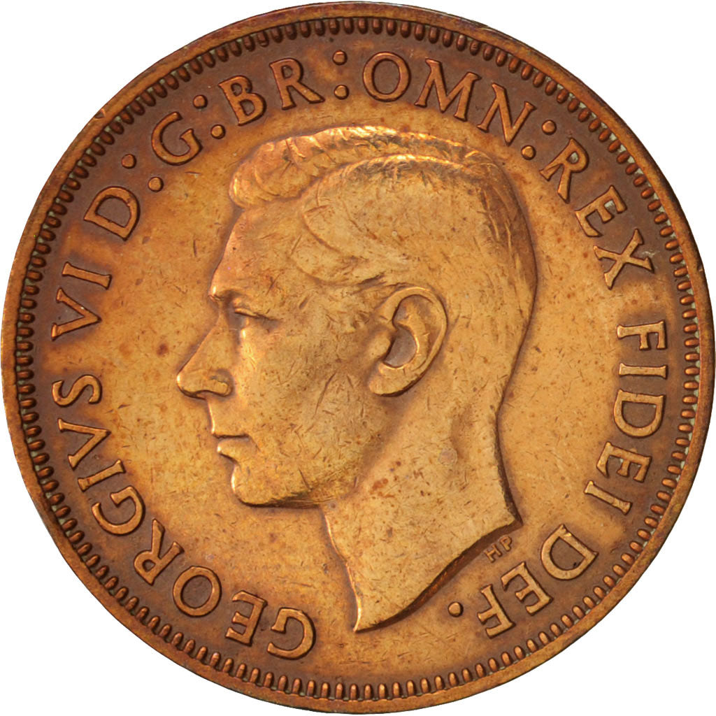 Coin, Great Britain, George VI, 1/2 Penny, 1949, EF(40-45), Bronze, KM:868