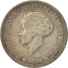 Luxembourg, Charlotte, 10 Francs, 1929, EF(40-45), Silver, KM:39