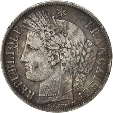 Francia, Cérès, 5 Francs, 1849, Strasbourg, MB, Argento, KM:761.2, Gadoury:719