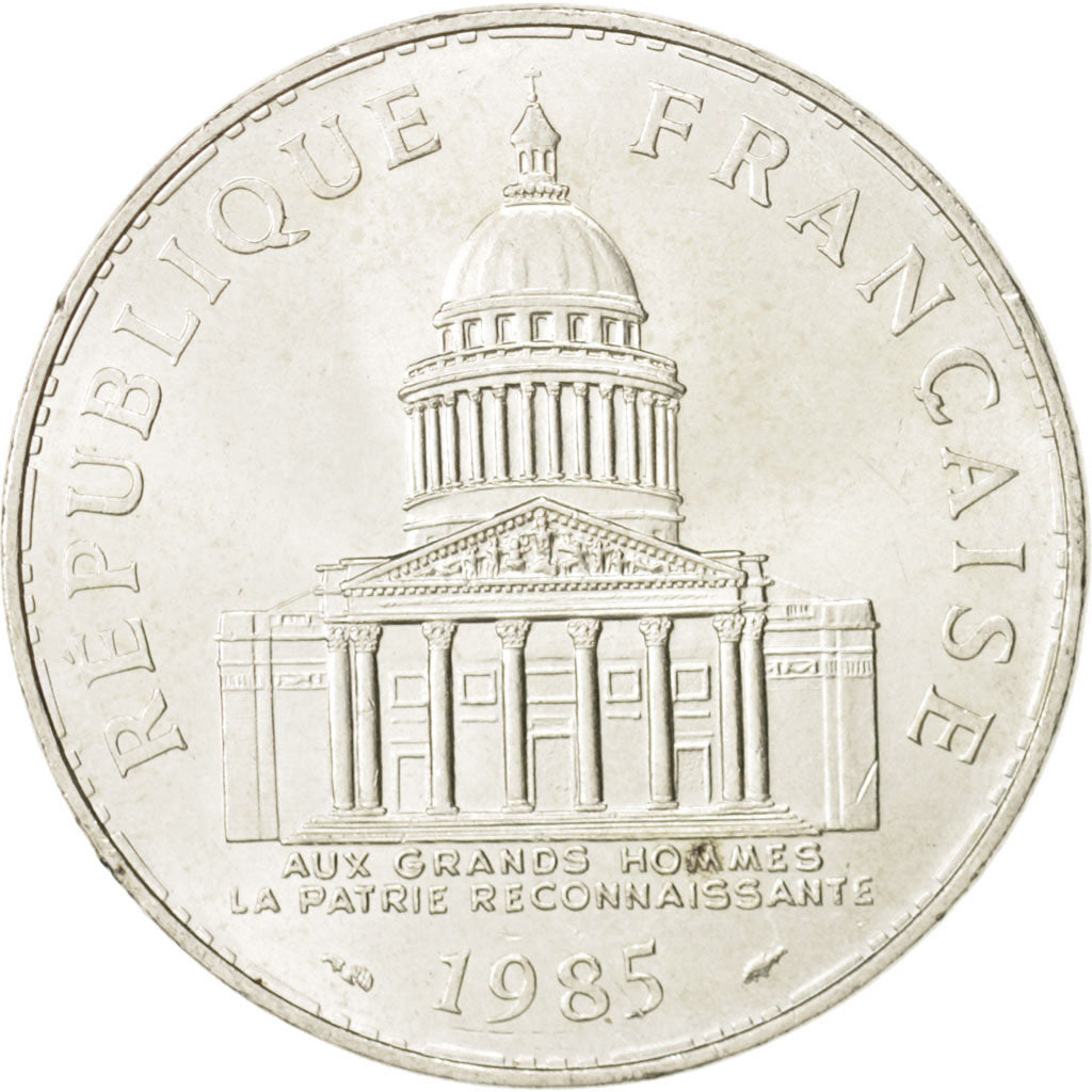 France, Panthéon, 100 Francs, 1985, Paris, MS(60-62), Silver, KM:951.1