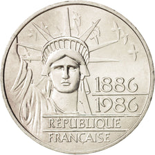 Coin, France, Statue de la Liberté, 100 Francs, 1986, Paris, MS(60-62), Silver