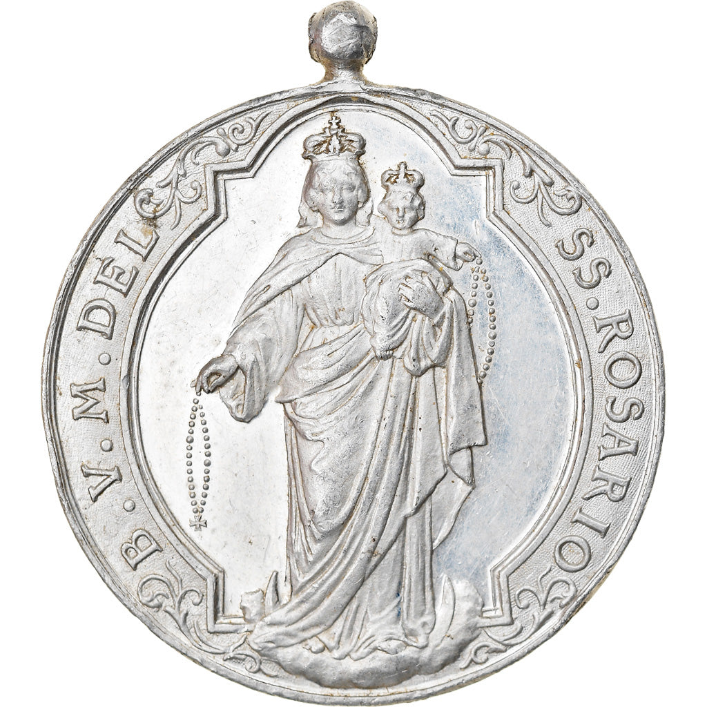 Italia, medalla, B.V.M. del SS. Rosario, Religions & beliefs, EBC, Aluminio