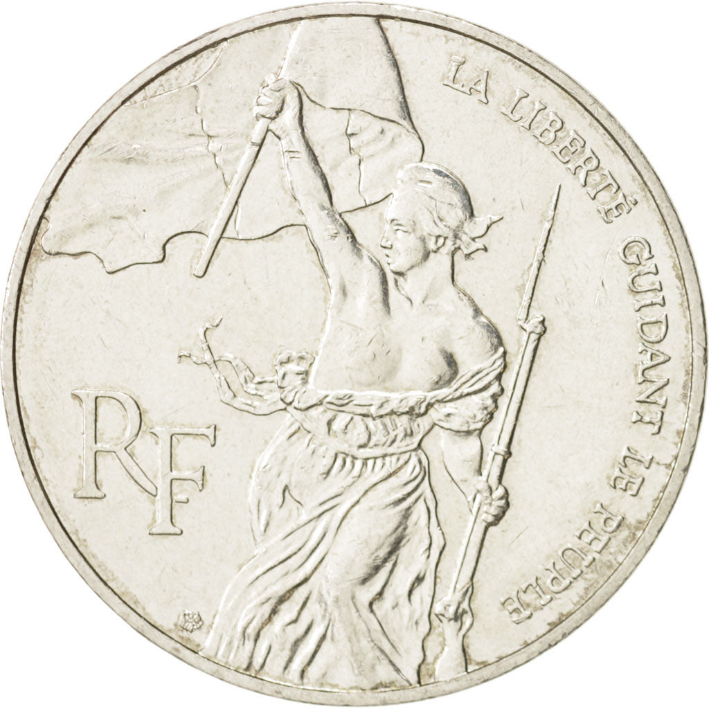 Francia, Liberté guidant le peuple, 100 Francs, 1993, SPL-, Argento, KM:1018.1