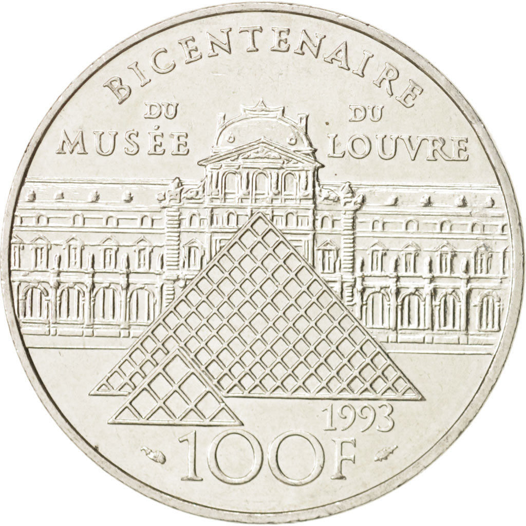 Francia, Liberté guidant le peuple, 100 Francs, 1993, SPL-, Argento, KM:1018.1