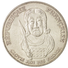 Munten, Frankrijk, Clovis, 100 Francs, 1996, Paris, ZF+, Zilver, KM:1180