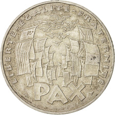 Moneda, Francia, 8 mai 1945, 100 Francs, 1995, Paris, MBC, Plata, KM:1116.1