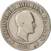 Belgium, Leopold I, 20 Centimes, 1861, F(12-15), Copper-nickel, KM:20
