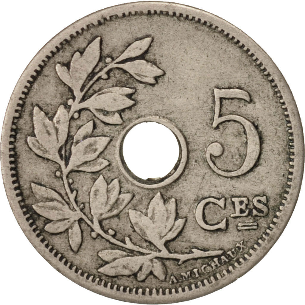 Belgium, 5 Centimes, 1903, EF(40-45), Copper-nickel, KM:46