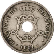 Coin, Belgium, 10 Centimes, 1901, EF(40-45), Copper-nickel, KM:48