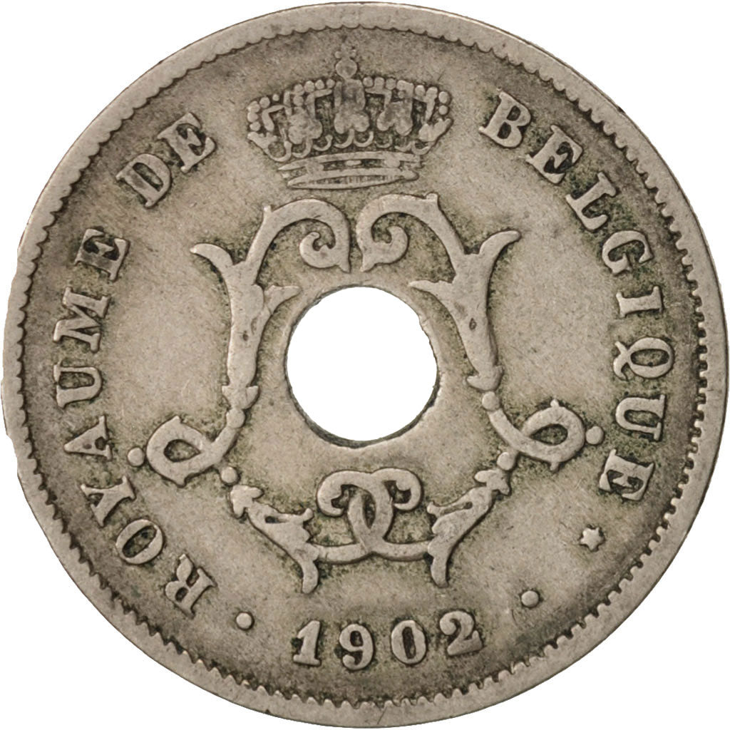 Coin, Belgium, 10 Centimes, 1902, VF(30-35), Copper-nickel, KM:48