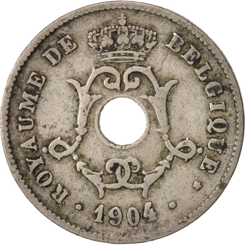 Coin, Belgium, 10 Centimes, 1904, VF(20-25), Copper-nickel, KM:52
