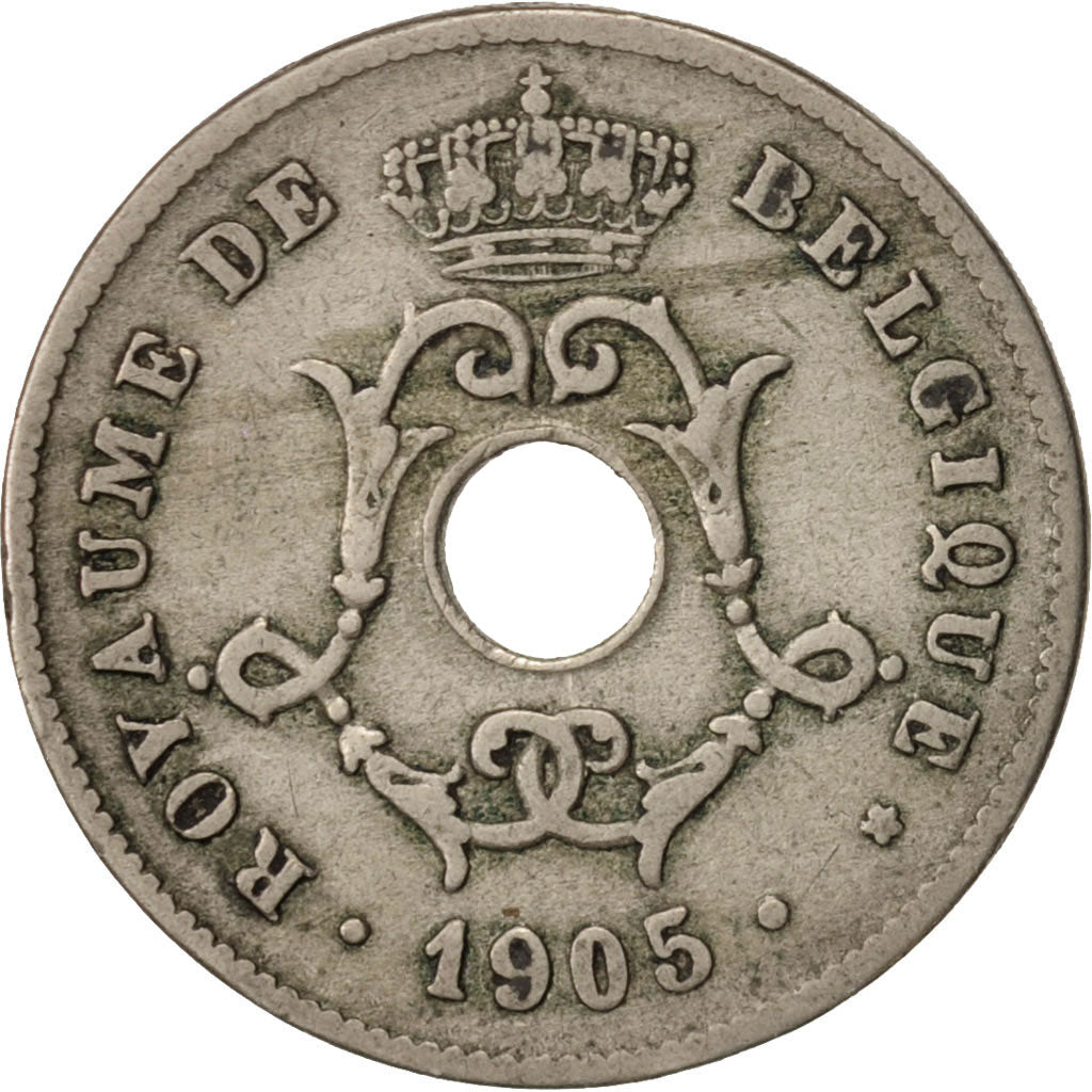 Coin, Belgium, 10 Centimes, 1905, VF(30-35), Copper-nickel, KM:52